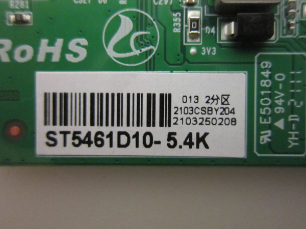 Furrion FDUF55CBS T-Con Board 2103CSBY204