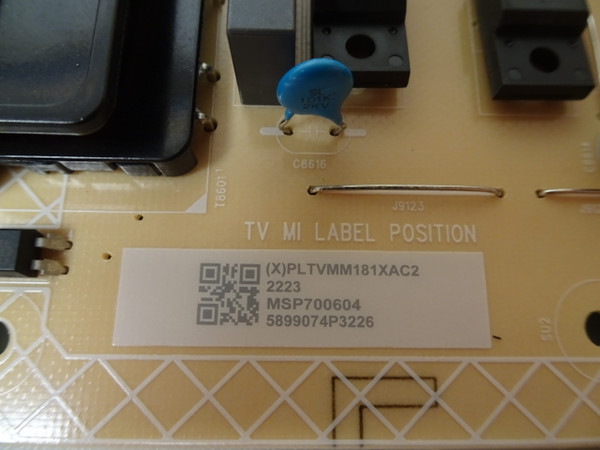 Vizio V705X-J01 Power Board PLTVMM181XAC2