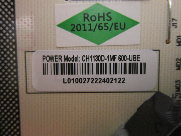 Onn 100097811 Power Board CH1130D-1MF-600-UBE