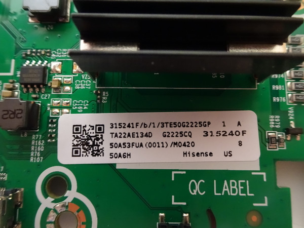 Hisense 50A6H Main Board 315241F