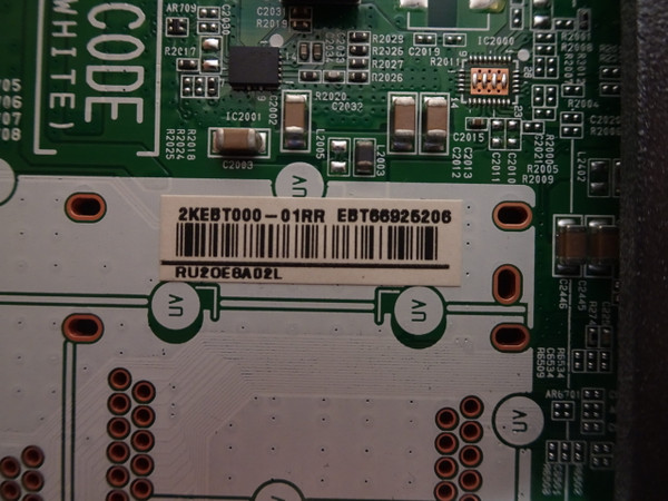 LG OLED65C2AUA.DUSQLJR Main Board EBT66925206