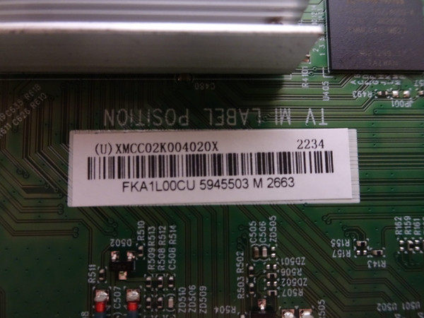 Vizio D32FM-K01 Main Board 756TXMCC02K004