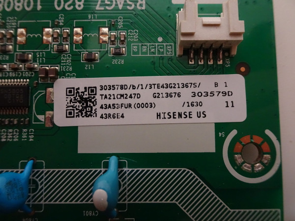 Hisense 43R6E4 Main Board 303578D