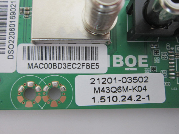 Vizio M43Q6M-K04 Main Board 21201-03502-S02