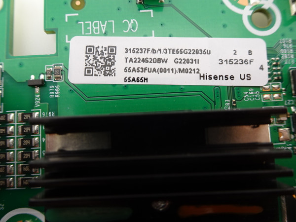 Hisense 55A6H, 55A65H Main Board 315237F (RSAG7.820.12366/ROH)