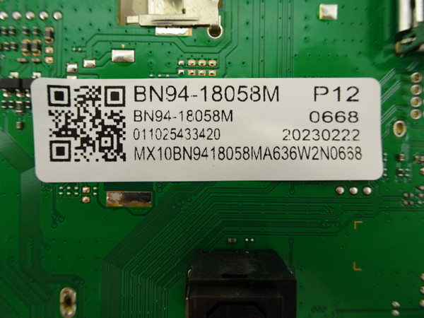 Samsung UN55CU8000FXZA Main Board BN94-18058M (BN97-20454A, BN41-02991A)