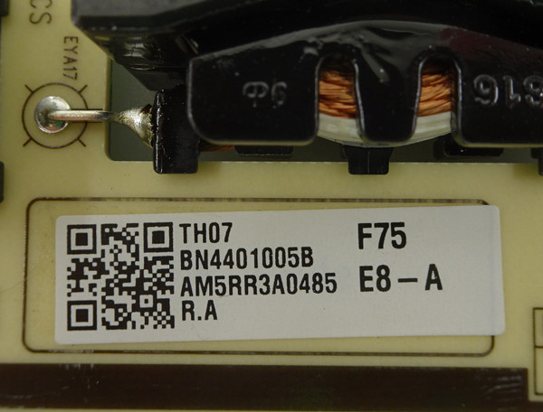 Samsung WM75A Power Board BN44-01005B (F75E8_AHS)