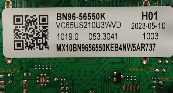 Samsung UN65CU7000DXZA Main Board 65CU7000D-550K (BN96-56550K, BA65FA210)