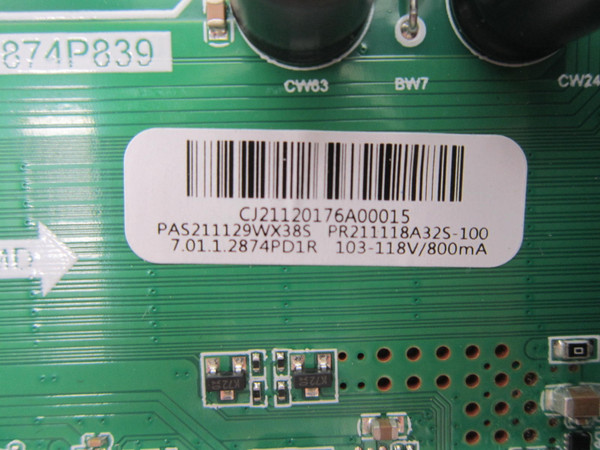 Pyle PTVWEB65UHD Main Board PTVWEB65UHD-MV1