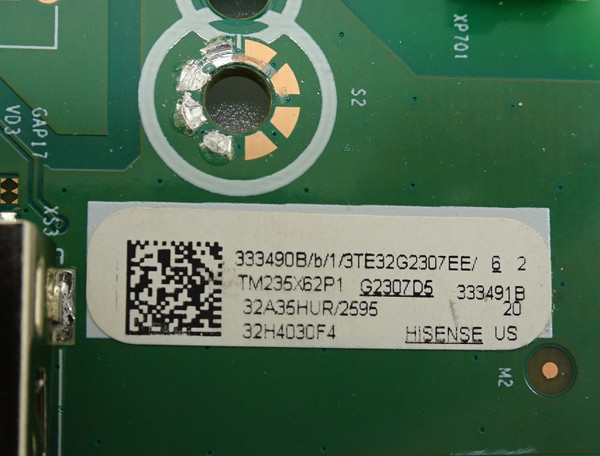 Hisense 32H4030F4 Main Board 333490 (RSAG7.820.13034/ROH)