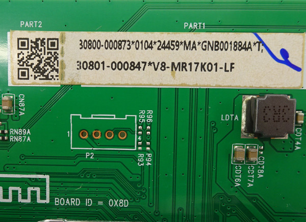 TCL 43S431 Main Board 30800-000873 (40-MR17T3-MAA2HG)