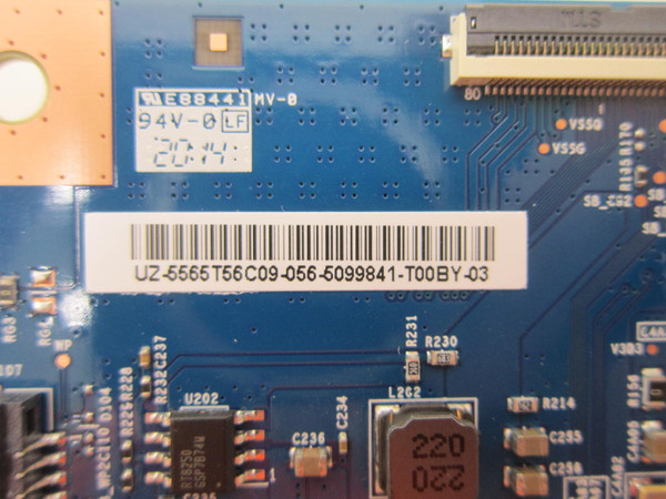 Vizio P65Q-H1 T-Con Board 55.65T56.C09 (75T05-C03 CTRL BD)