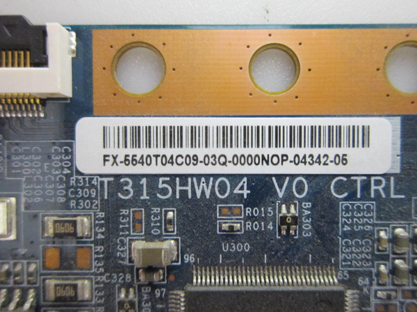 Sony KDL-40EX401 T-Con Board 55.40T04.C09 (T315HW04 V0)