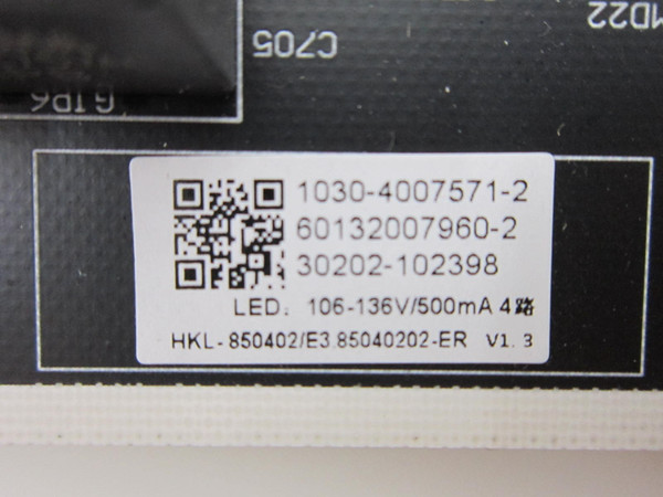 TCL 85S455 Power Board 30202-102398 (260132007960)