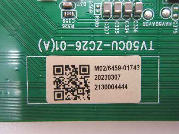 Onn 100012585, 100133204 T-Con Board 513C50CUM02 (TV50CU-ZC26-01(A)