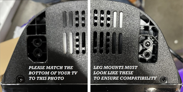 New Roku 24R2A5R  Legs w/Screws