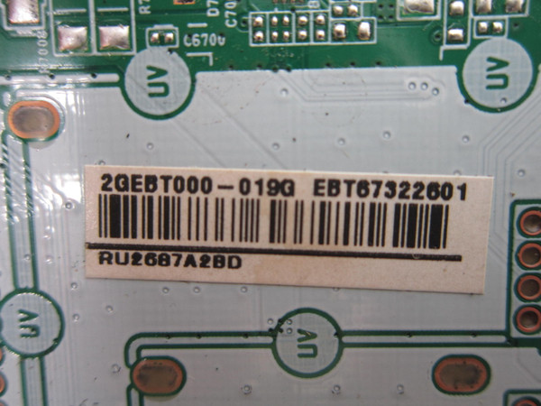 LG OLED55B2AUA.DUSQLJR Main Board EBT67322601 (EAX69803404(1.0)