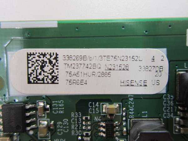 Hisense 75R6E4 Main Board 338269 (RSAG7.820.11722/ROH)