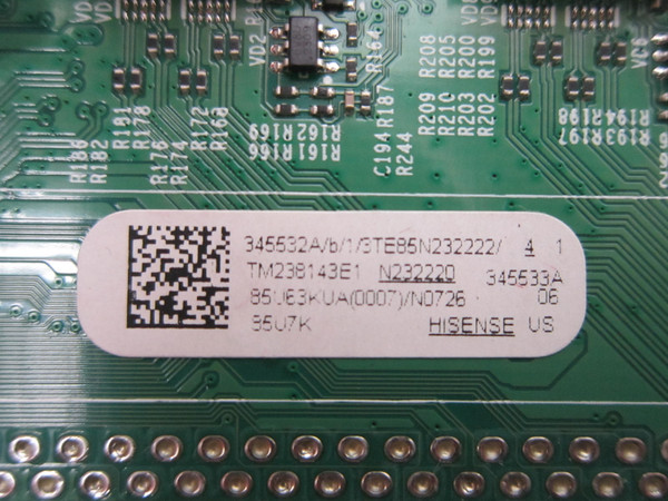 Hisense 85U7K Main Board 345532 (RSAG7.820.13512/ROH)