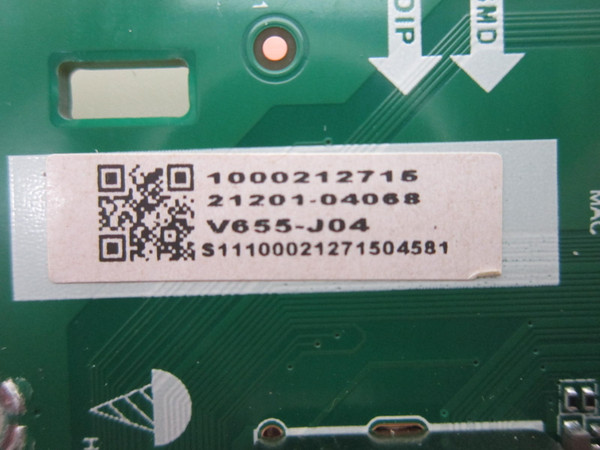 Vizio V655-J04 Main Board 21201-04068 (TD.MT5691.U751)