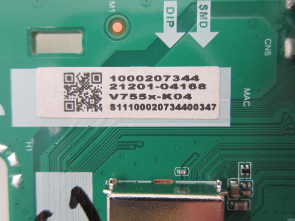 Vizio V755x-K04 Main Board 21201-04168 (TD.MT5691.U757(T)
