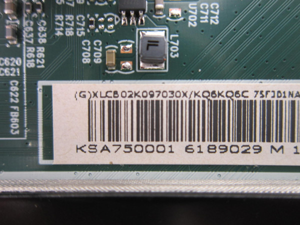 Insignia NS-75F301NA22 Main Board 756TXLCB02K097 (715GA715-M01-B00-005K)