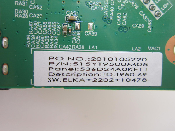 Onn 100012590 Main Board 515YT9500M05 (TD.T950.69)