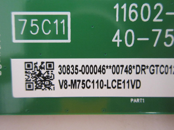 TCL 75R655 LED Driver 30835-000046 (40-75C112-DRA2LG)