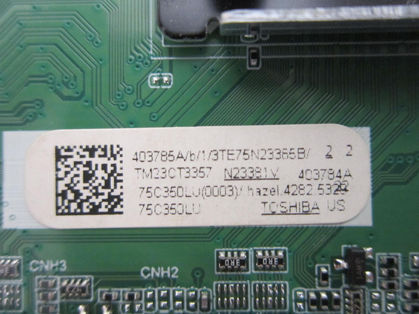 Toshiba 75C350LU Main Board 403785 (TD.T962X3.703(T)