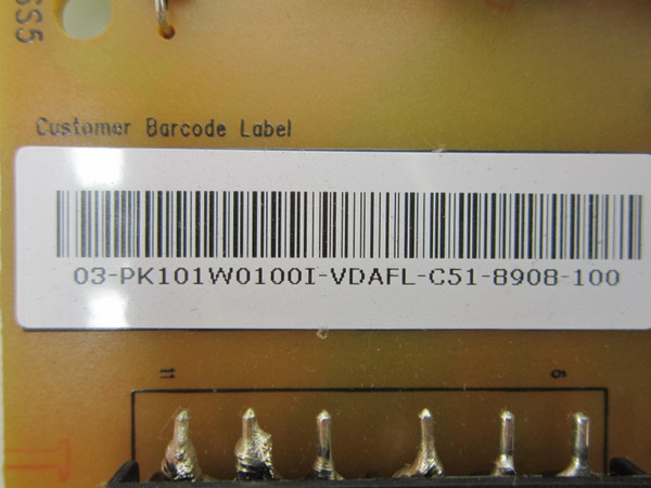 Toshiba 50L1350U Power Board PK101W0100I (4H.B1780.111/C)