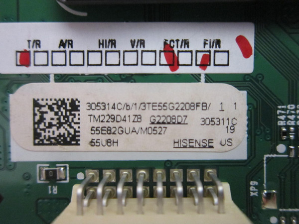 Hisense 55U8H Main Board 305314 (RSAG7.820.11711/ROH)