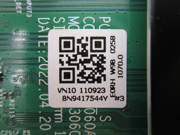 Samsung LH55WMBWBGCXZA Main Board BN94-17544Y (BN41-03060A)