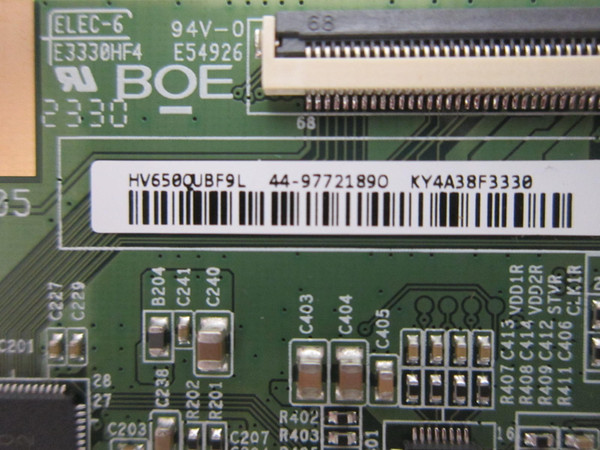 Sony KD-65X80K T-Con Board 44-9772189 (47-6021749)