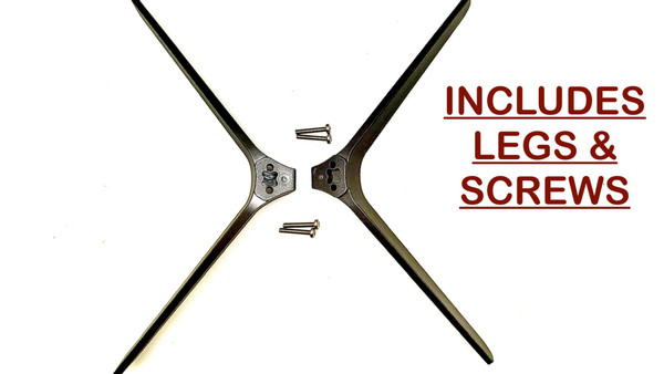 Pre-Owned TCL 55Q750G A01586-0((40105-000505)) Legs w/Screws