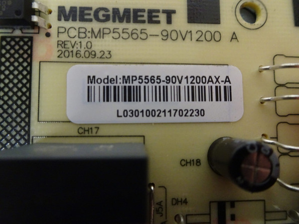 RCA RWOSU7047 RWOSU7049 Power Board MP5565-90V1200AX-A (MP5565-90V1200 A)