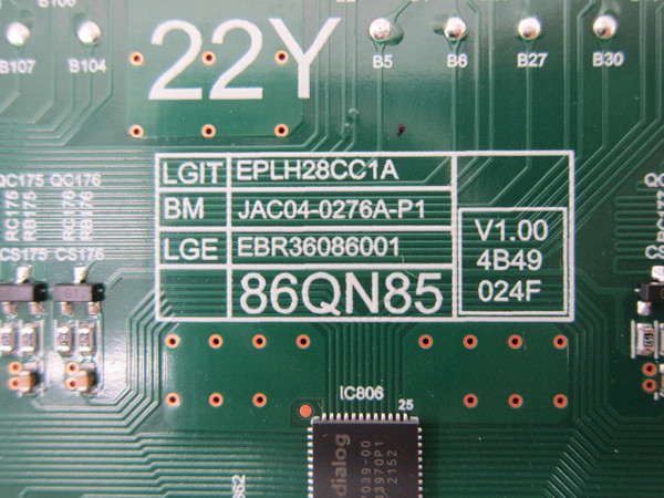 LG 86QNED85AQA.BUSYLJR LED Driver EBR36086001 (EPCR03077A)