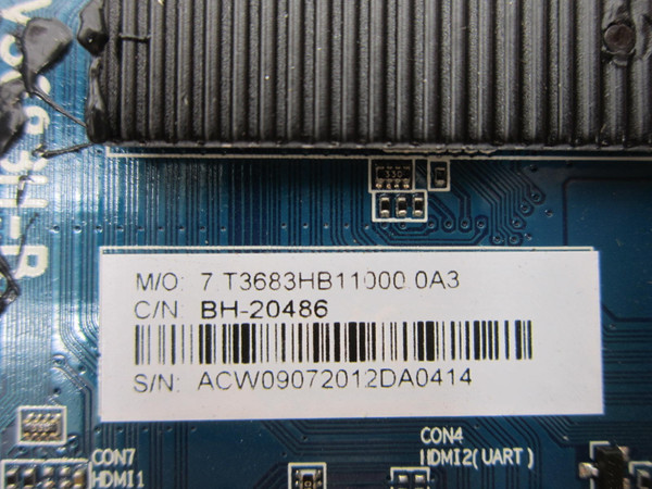 Furrion FDUF65CBS Main Board BH-20486 (CV3683H-B)