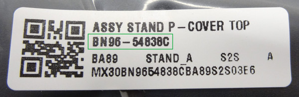 Pre-Owned Samsung QN75Q80C, QN75Q80D BN96-54838C / BN96-56760A Stand w/Screws