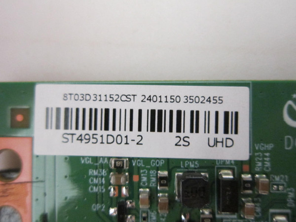 Furrion FDUP50Y1A TCL 50C530KU T-Con Board 8T03D31152CST (DCBDU-C196A_12)
