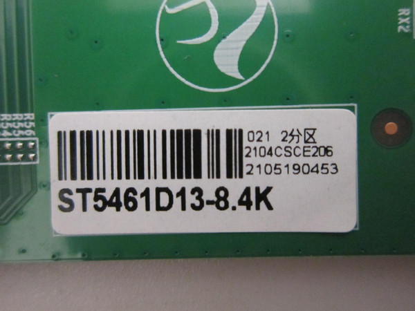 Sceptre U550CV-UMR N55 XQTV83BB T-Con Board 2105190453 (ST5461D13-8.4K)