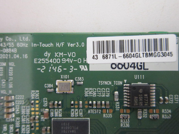 Viewsonic IFP4320 T-Con Board 6871L-6604G (6870C-0884B)