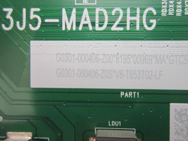 TCL 65A300W Main Board G0301-000406 (40-M653J5-MAD2HG)