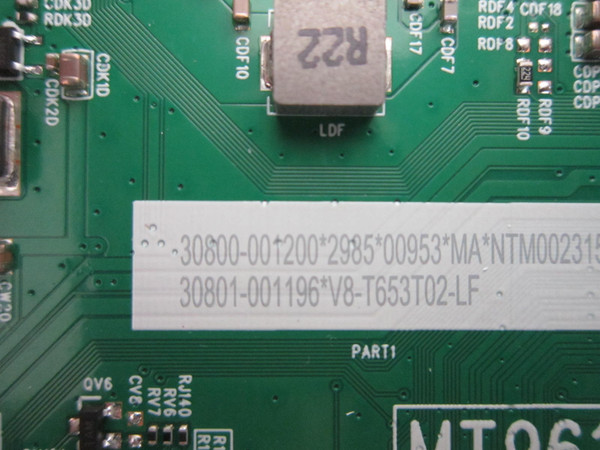 TCL 75QM851G 65QM851G Main Board 30800-001200 (40-M653GE-MAB2HG)