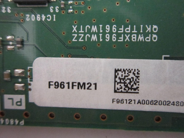 Sharp LC-80LE757U LC-80LE857U T-Con Board DUNTKF961FM21 (XF961WJZZ)