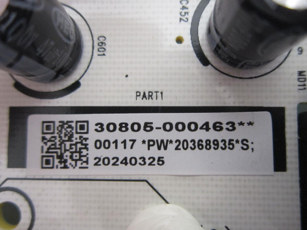 TCL 55S451 Power Board 30805-000463 (40-L12KW1-PWB1KG)