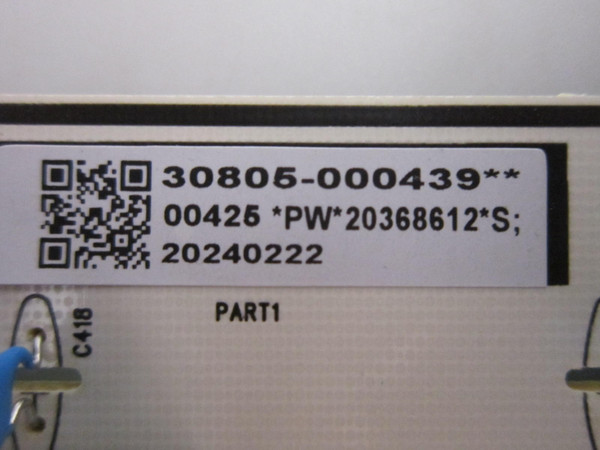 TCL 50Q651G Power Board 30805-000439 (40-L17SW2-PWE1KG)