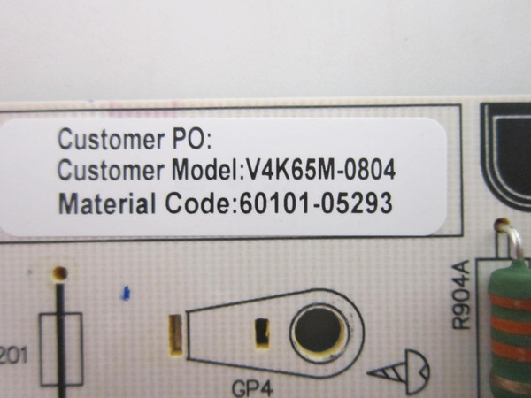 Vizio V4K65C-0804 V4K65M-0804 Power Board 60101-05293 (25-DT1622-X2P1)