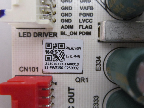 Amazon QL75F601A Power Board 81-PWE150-C250002 (PW.A250W1.781)