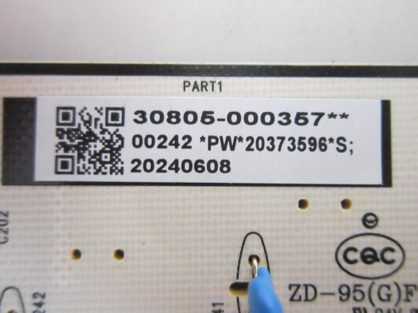 TCL 55Q750G 65Q750G Power Board 30805-000357 (40-P30SWL-PWA1ZG)