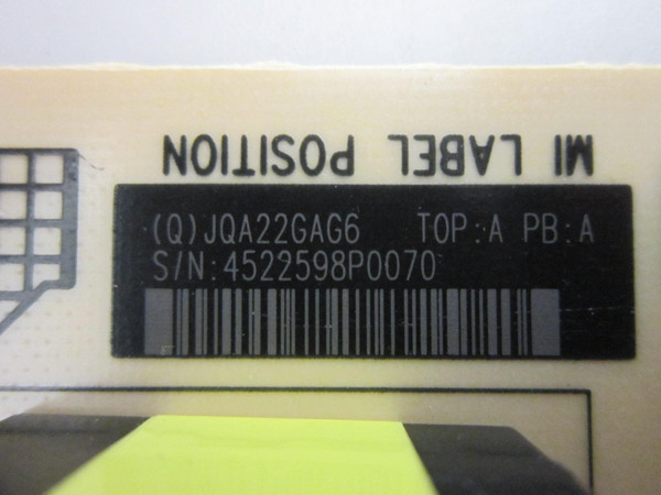 Sharp PN-Y436 Professional LCD Monitor Power Board JQA22GAG6